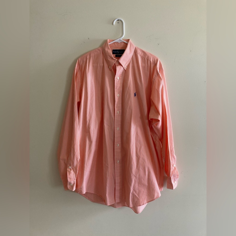 Vintage Ralph Lauren men’s 100% cotton Blake striped button down